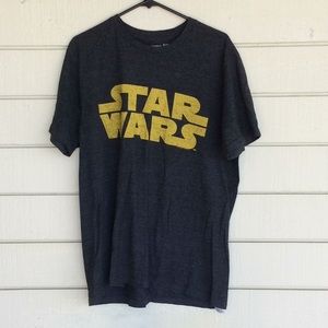 Men’s Star Wars Gray Vintage T Shirt Size Large